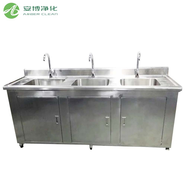 مفتاح مستشعر Auto Triple Slot Cleanroom SUS304 بالوعة