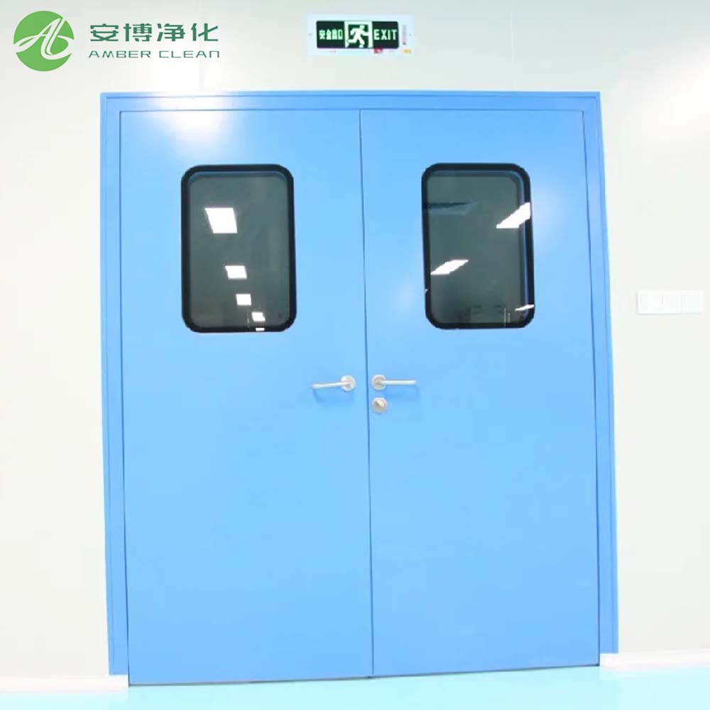 الأبواب المتأرجحة المزدوجة في المستشفى