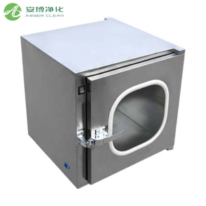 صندوق تمريرة ثابتة في غرفة التنظيف في Pharma