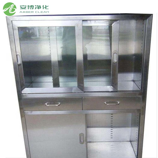 Amber SUS304 Cleanroom Chemical Medicine Fabenet مع قفل