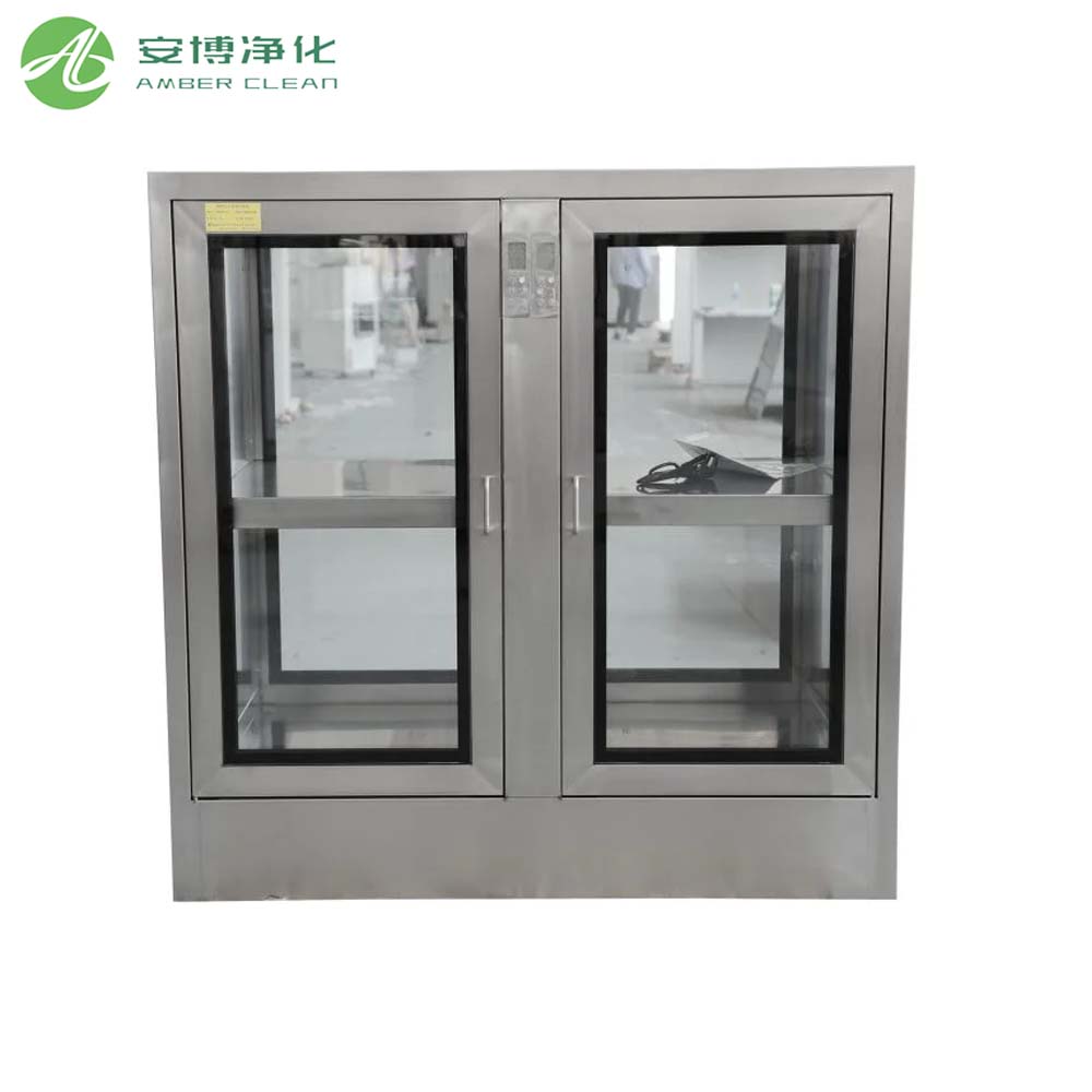 Amber Sensor Switch Electric Liftting Door Pass مع مصباح UV مبيد الجراثيم